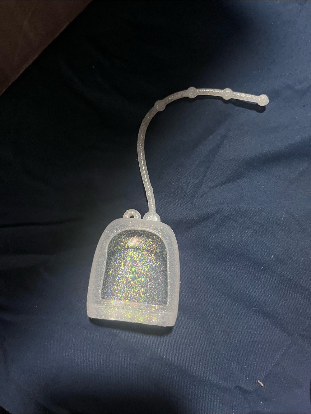 🕸️ (10 for $10) Bath & Body Works Glittery Cream Sanitizer Holder Keychain